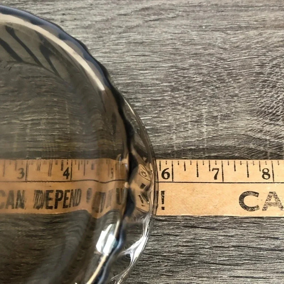 Vtg Smokey Glass Serving Bowl - Picture 4 of 8